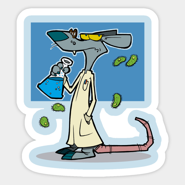 Lab Rat Sticker by RichCameron